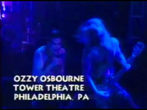 Thumbnail for Ozzy Osbourne Snowblind and War Pigs Live At The Tower Theater 1991 by ozzy osbourne 1991