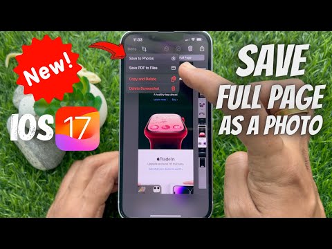 How to Save a Full Page or 'Scrolling Screenshot' as a Photo on iPhone