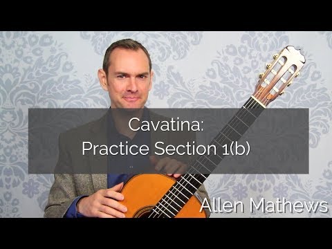 Play Stanley Myers - Cavatina:  Practice Section 1b