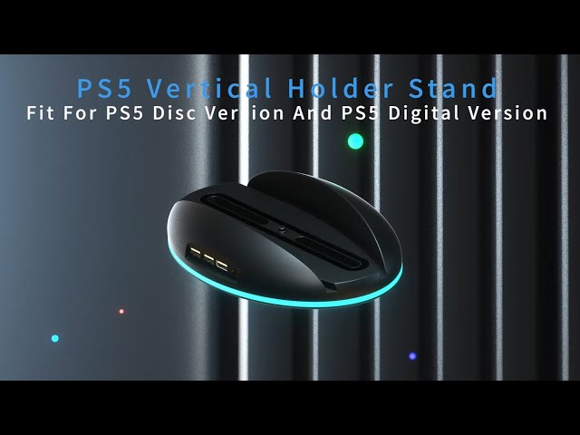 Vídeo relacionado con Mcbazel Hub de 5 Puertos USB 2.0 para Consola PS5 Digital/UHD Edition, Hub de Expansión Multipuerto de Alta Velocidad para Transferencia de Datos y USB-C Carga Rápida - Negro (No per PS5 Slim)