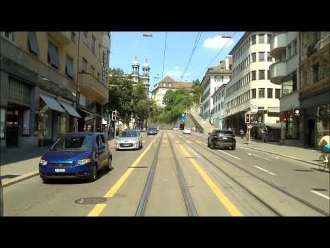 VBZ ZÜRICH TRAM - Linie 5: Kirche Fluntern - Laubegg
