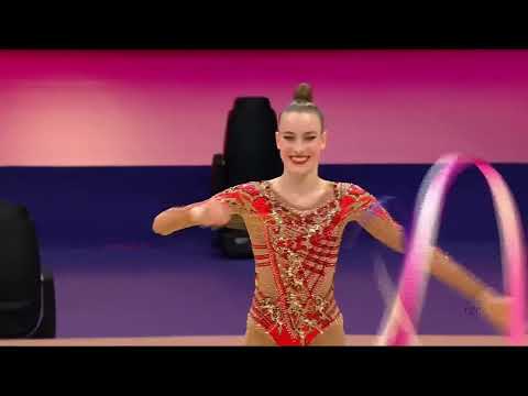 VARFOLOMEEV Daria (GER) Ribbon Finals // WCH VALENCIA 2023
