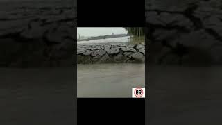 Land rises automatically due to methane gas