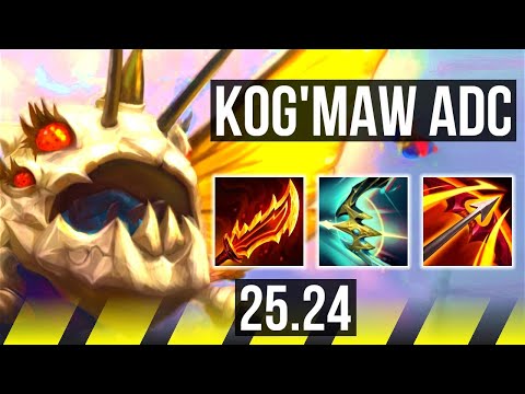 KOG'MAW & Lulu vs DRAVEN & Janna (ADC) | 6k gold comeback | EUNE Challenger | 25.24