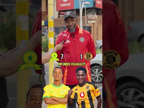 CHIEFS VS SUNDOWNS - This PIRATES fan thinks there is a clear WINNER 👀 #shorts #psl #soccer