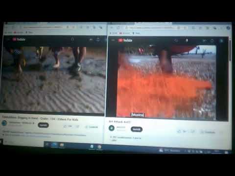 (Teletubbies) Digging in the Sand for Crabs TV Event + Art Attack Crab Big Art Attack