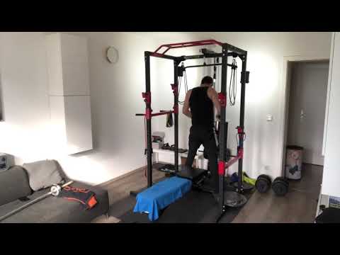 Full Body Home Workout am WELLACTIVE Power Rack von ALDI | Timelaps Video