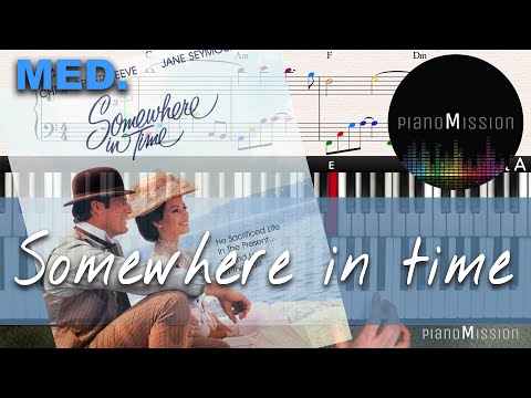 [Real Piano Tutorial] SOMEWHERE IN TIME with Follow-Up Tutorial