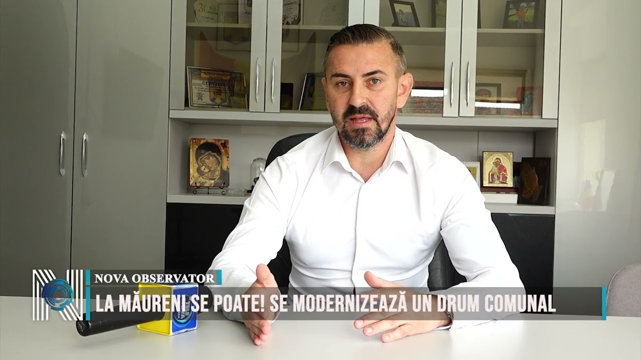 LA MĂURENI SE POATE! SE MODERNIZEAZĂ UN DRUM COMUNAL