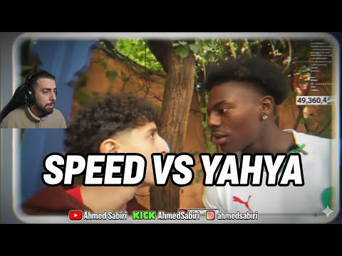 AHMED SABIRI REACTION YAHYA KHADIR VS ISHOW SPEED