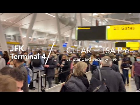 UAU! Como o CLEAR + TSA PreCheck me salvou no Terminal 4 JFK