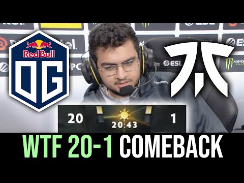 OG vs Fnatic — WTF 20-1 COMEBACK
