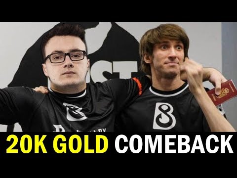 MIRACLE Carry DENDI Mid GH Support — 20K Gold Lead Comeback