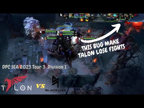 Fix This Bugs Icefrog! Game 2 Talon Esports vs Blacklist International - DPC SEA 2023 Tour 3 #dota2