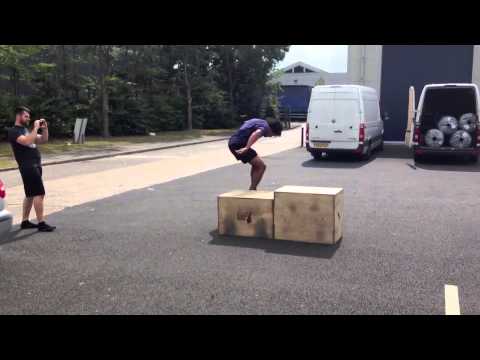 Pro Skateboarder Korahn Gayle Conditioning Session at Reebok CrossFit 3D