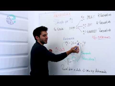 Radioatividade: datação de carbono 14