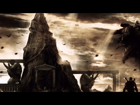 God of War 1 Climbing Cronus cutscene theme dark version