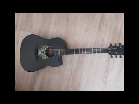 the sound of guitar model GLA W FREE DCE wings of freedom