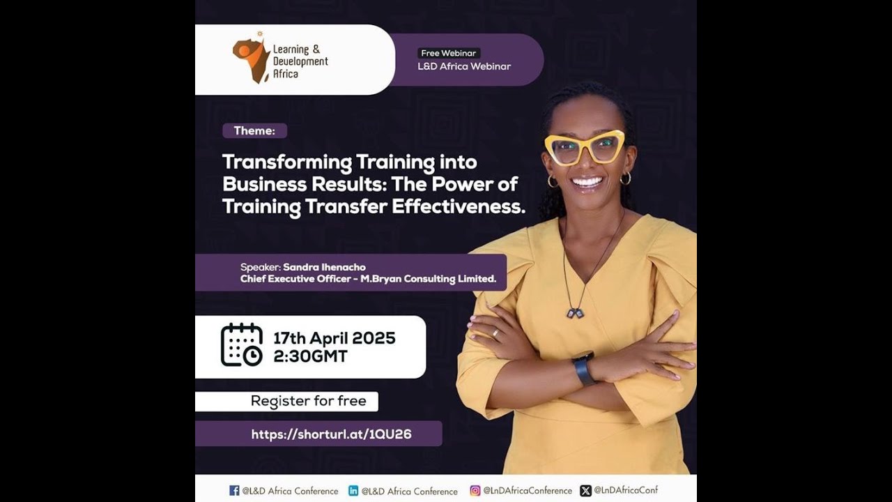 L&D Africa Webinar - Transforming Training into Business Results
