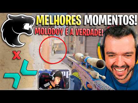 MOLODOY E YEKINDAR DESTRUIRAM!🔥 FURIA x PARIVISION (MELHORES MOMENTOS) - PGL Cluj-Napoca - (GAULES)