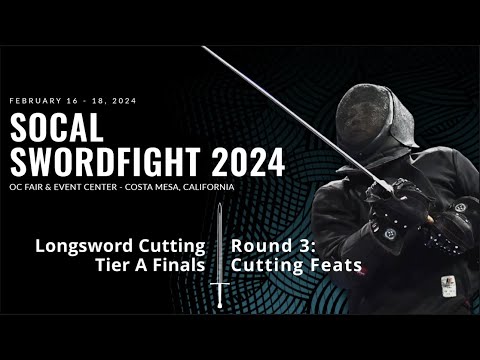 SoCal Swordfight 2024 Longsword Cutting Tier A Round 3 - Finals