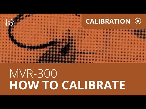 MVR-300 | Cómo calibrar