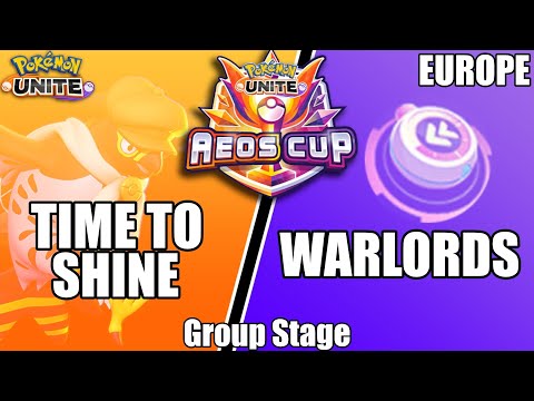Time to Shine vs Warlords EU - PUCS EU Aeos Cup Group Stage - Pokemon Unite Tournament