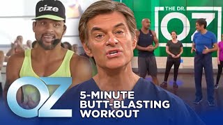 Shaun T's 5-Minute Butt-Blasting Workout | Oz Fit