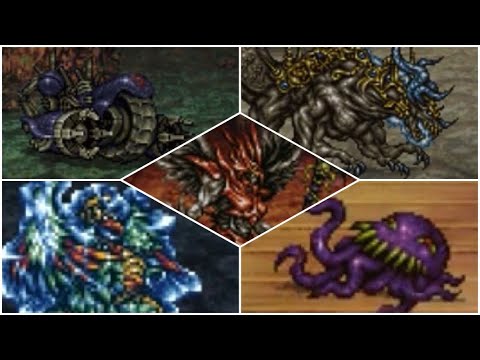 Final Fantasy VI All Bosses (Pixel Remaster Version)