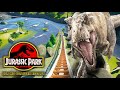 JURASSIC PARK! Island Adventure Escape Roller Coaster! POV [CC]