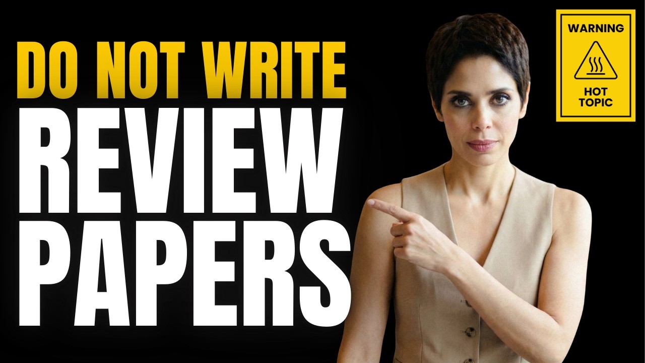 6 Reasons to Stop Publishing Review Papers