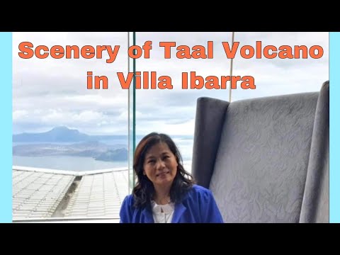 Perfect Scenery of Taal Volcano in Villa Ibarra Hotel