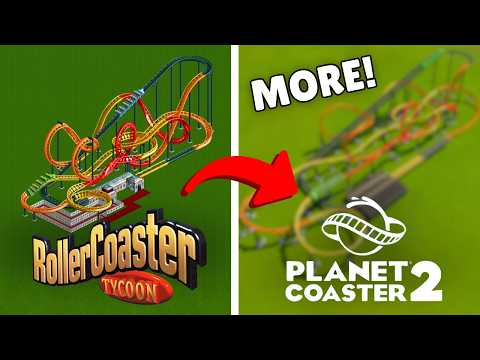 Recreating MORE RCT Prebuilt Coasters in Planet Coaster 2