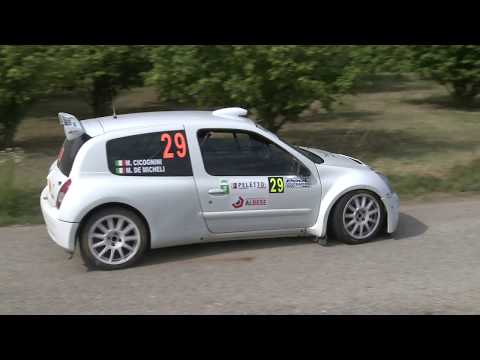 Clip Personalizzata De Micheli - Cicognini Renault Clio Super 1600 11° Rally di Alba 2017