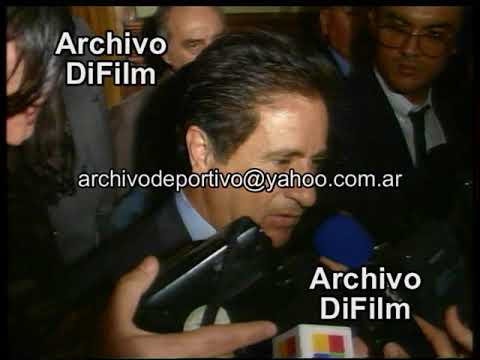 Gobernador Eduardo Duhalde habla de elecciones internas abiertas 1996 UG-1738 - DiFilm
