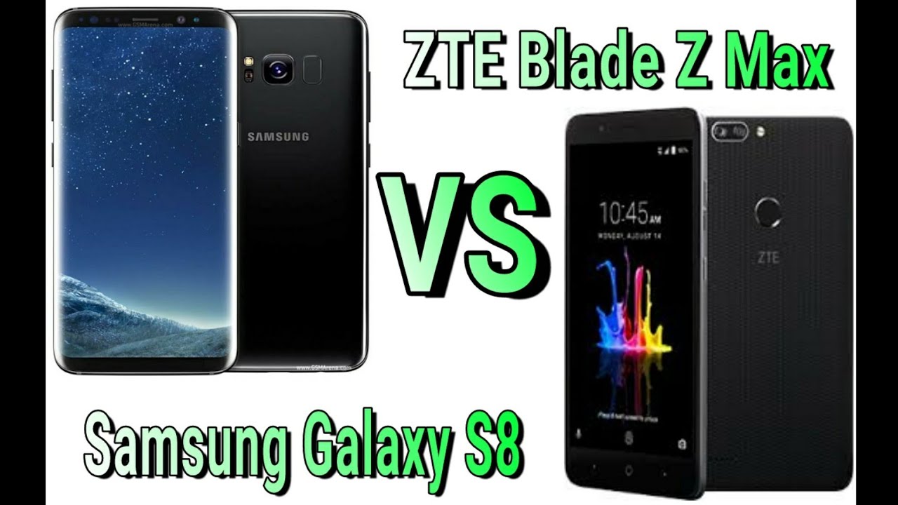 ZTE Blade Z Max Vs Samsung Galaxy S8, iPhone X, LG G6 (Part 1)