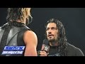 Roman Reigns Interrupts Seth Rollins SmackDown January 9 2015