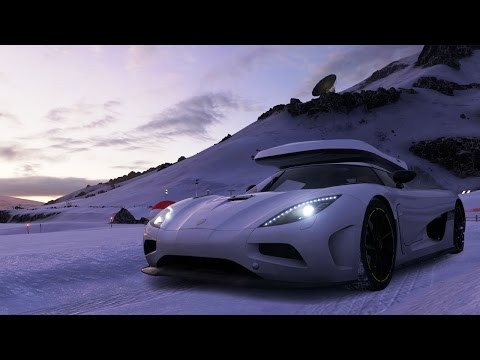 Forza Blizzard Mountain - Part 5 - Koenigsegg Agera with a Ski Box!