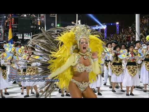 Carnaval de Concordia. 2 Noche Carnaval Show de Batería de Imperio