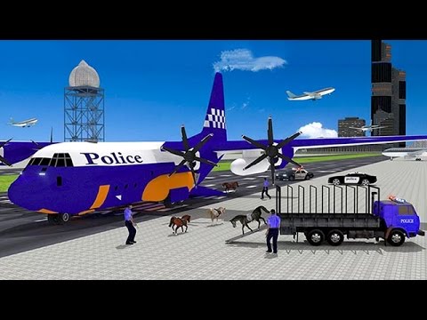 Police Airplane Transporter (by Great Games Studio) Android Gameplay [HD]