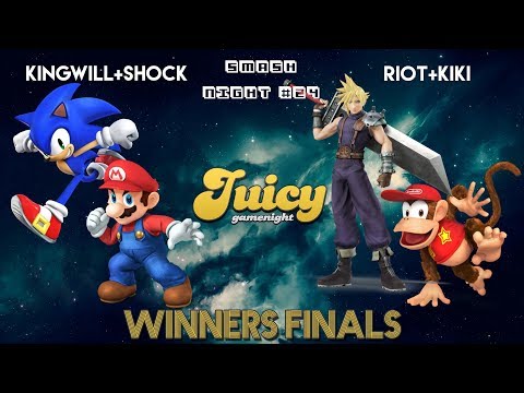 Juicy Smash Night #24 - Winners Finals - KingWill+Shock v.  Riot+Kiki