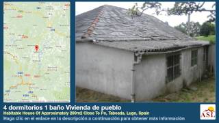 preview picture of video '4 dormitorios 1 baño Vivienda de pueblo en Taboada, Lugo'