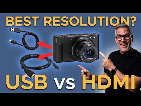 Sony ZV-1 HDMI vs USB Streaming - Is There a Difference In Quality?