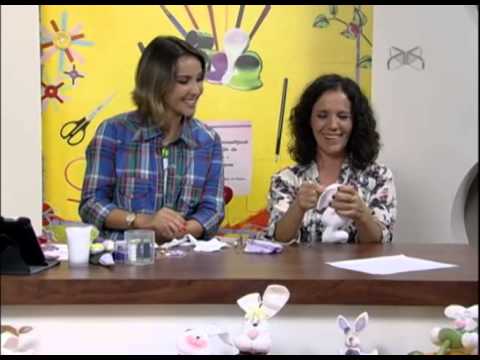 Mulher.com 18/01/2013 Regina Morena - Decoração para Páscoa - Capa para galão 2/2