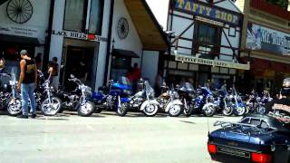preview picture of video 'Keystone, South Dakota during 2010 Sturgis rally'
