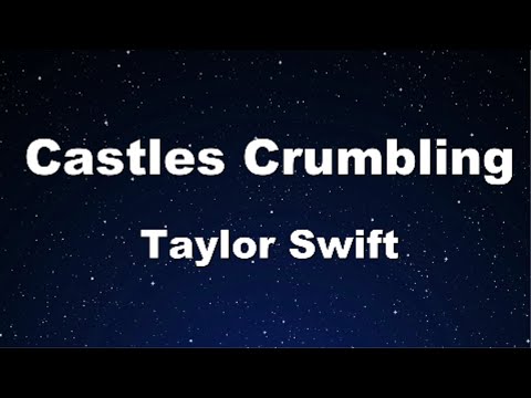 Karaoke♬ Castles Crumbling - Taylor Swift 【No Guide Melody】 Instrumental, Lyric