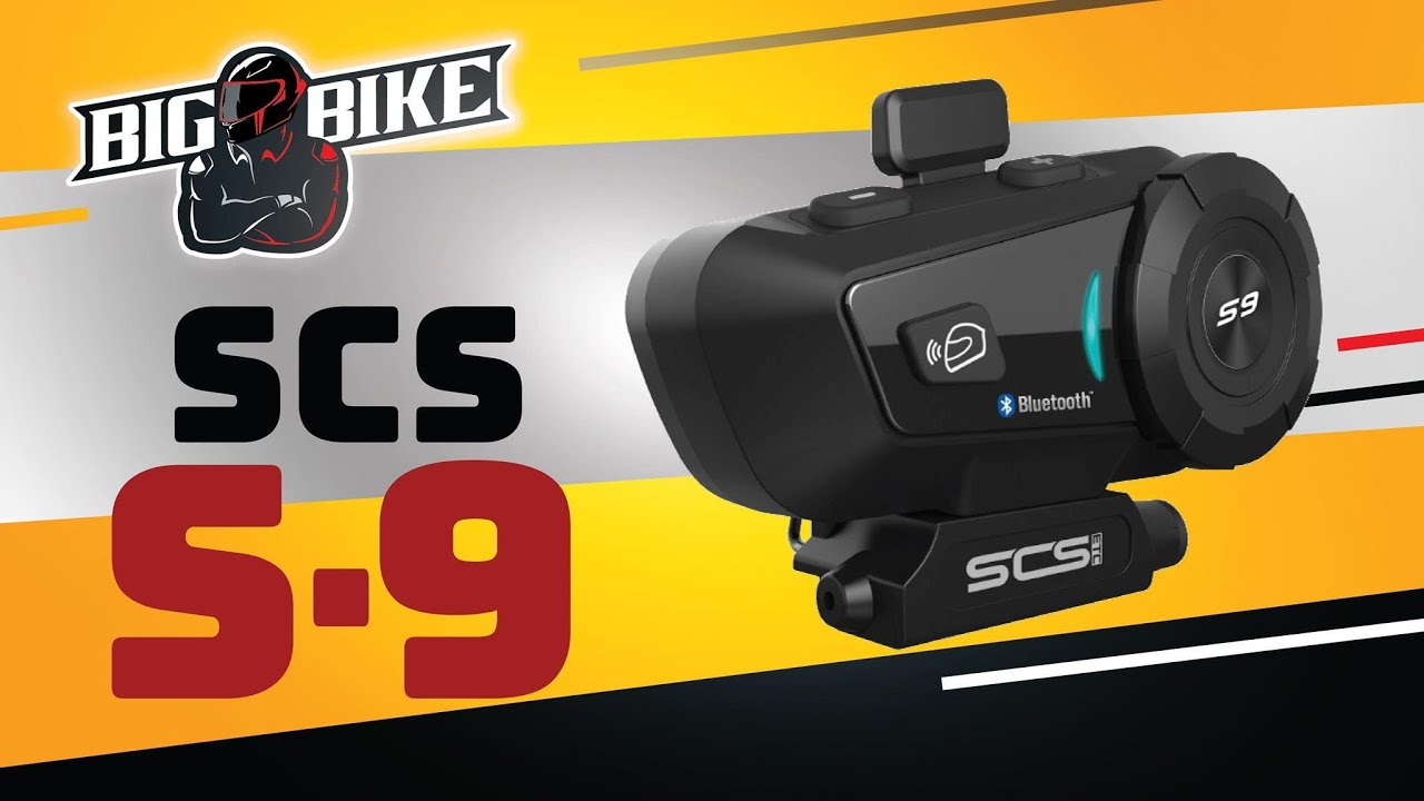 SCS S-9 Tai nghe bluetooth intercom cho mũ bảo hiểm fullface