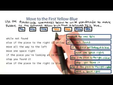 Move to the First Yellow Blue Lego Intro to Java Programming