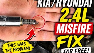 Kia/Hyundai 2.4L GDI Misfire FIX (Did This for FREE!