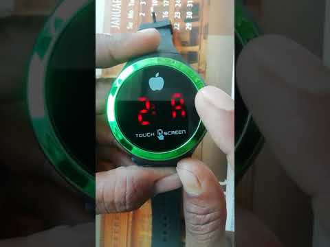 Digital Screen Touch Watch Ka Time Kaise Set Kare / How To Set Time In Digital Screen Touch Watch